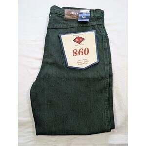 vintage Milano Bay men's denim jeans 860 Green size 36x30 Straight Fit
